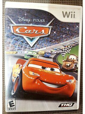Disney Pixar Cars Video Game For Nintendo Wii THQ 2006 Complete With Case & Manu